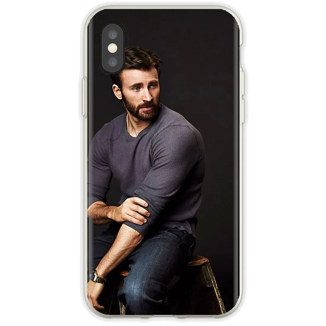 Силиконовый чехол для Sony Xperia XA Z Z1 Z2 Z3 Z5 XZ1 XZ2 compact M2 M4 M5 C4 C6 E3 T3 Sexy USA Man Chris Evans Captain America |