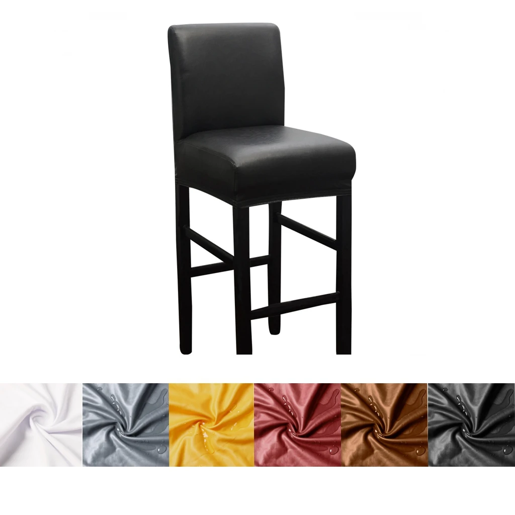 

Многоразовые бар счетчик стул Чехлы Чехол стрейч съемным моющимся Обеденная чехлы на стулья 1 шт. (6 цветов)