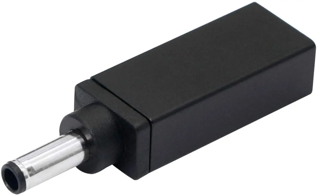 

100 Вт PD USB Type C вход мама для постоянного тока 4,5x3,0 мм (4,5 мм x 0,6 мм) Штекерный адаптер питания для Dell 11 13 14 17 3000 5000