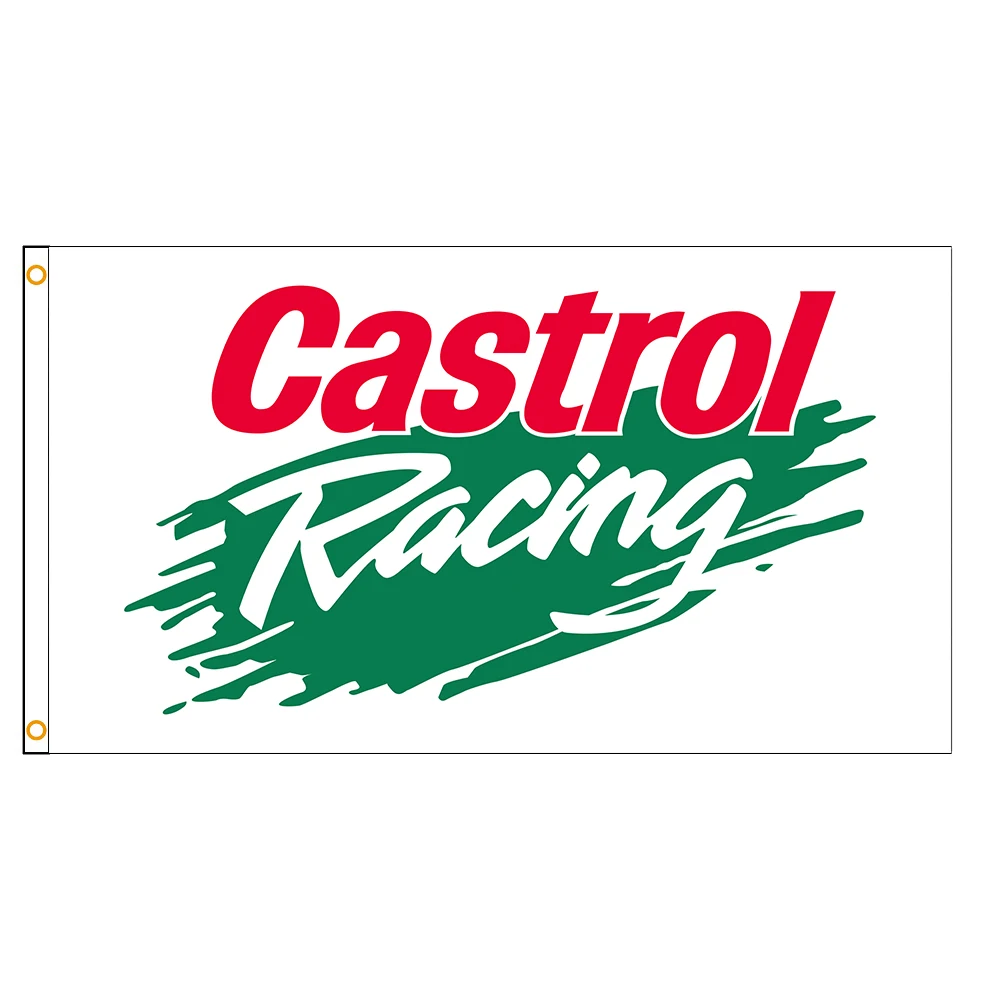 

3x5 Ft Castrol Racing Flag for Car Show Promotion