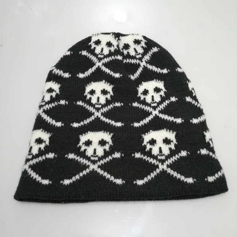 Dragon Skull Hats For Unisex Woman Man Winter Knitted Beanie Caps Warmer Sport Ski Bonnet Female Hip Hop Skeleton Skullies Cap | Аксессуары