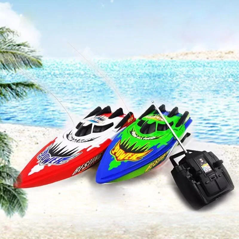 

Bateau радио commandé to grande vitesse, 30 км/ч, аккумуляторы, пульт дистанционного управления, две цвета, подарки для детей