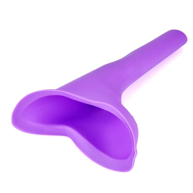 Фиолетовый Портативный женский писсуар для кемпинга путешествий на открытом