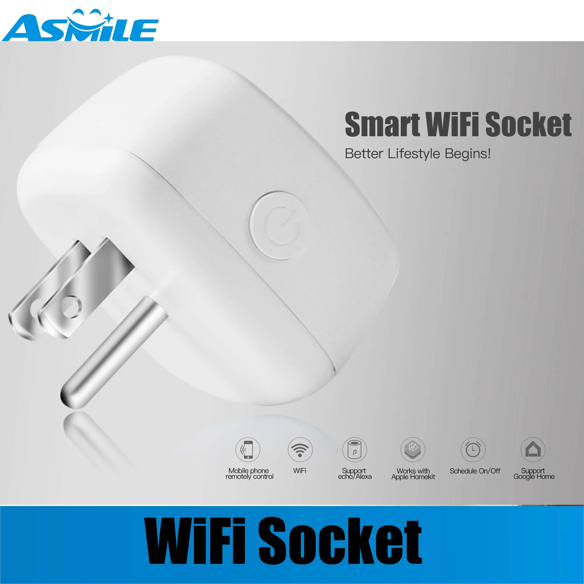WS4 Wi-Fi умная розетка R/G/B/W многоцветная, WiFi лампа, совместима с HomeKit, Amazon Alexa, Google home, HomeKit