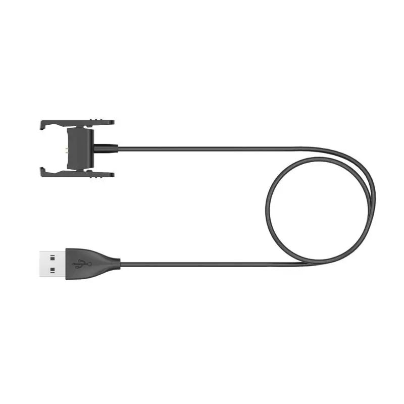 

55CM/100CM USB Charging Cable Charger Cord Clip for fitbit-Charge 3/4 Smartwatch
