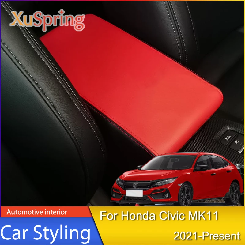 

Накладка на автомобильный подлокотник для Honda Civic 11th MK11 2021 2022