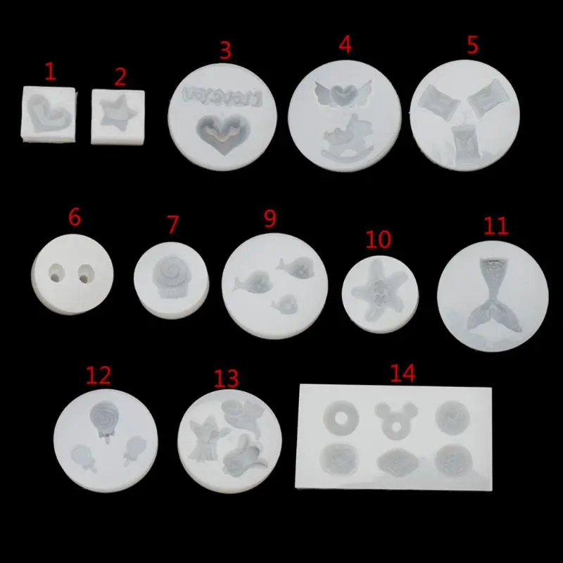 Силиконовая форма Звезда для украшений из эпоксидной смолы|Инструменты и