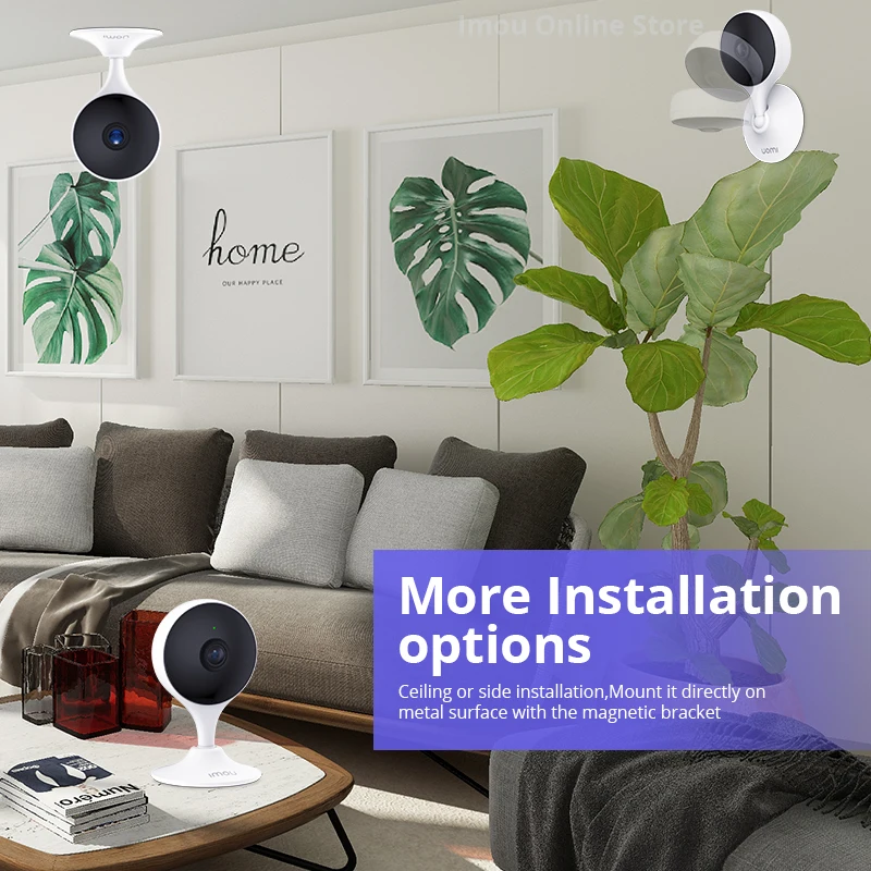 

Dahua Imou Cue 2 Baby Monitor 1080P Wifi IP Camera Smart Home Security AI Human Detection Abnormal Sound Alarm Night Vision