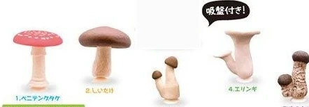 

pvc figure sucking mushroom model toy 5pcs/set