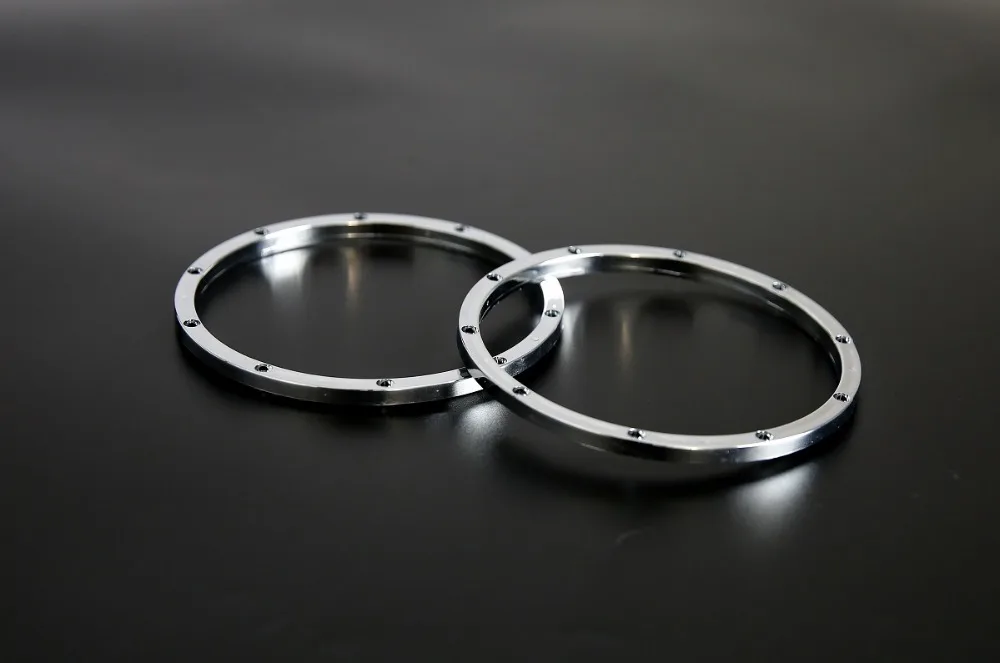 Пластик хром Beadlock внутренний и внешний для ступицы колеса 1/5 HPI ROFUN ROVAN KM Baja 5B 5T 5SC