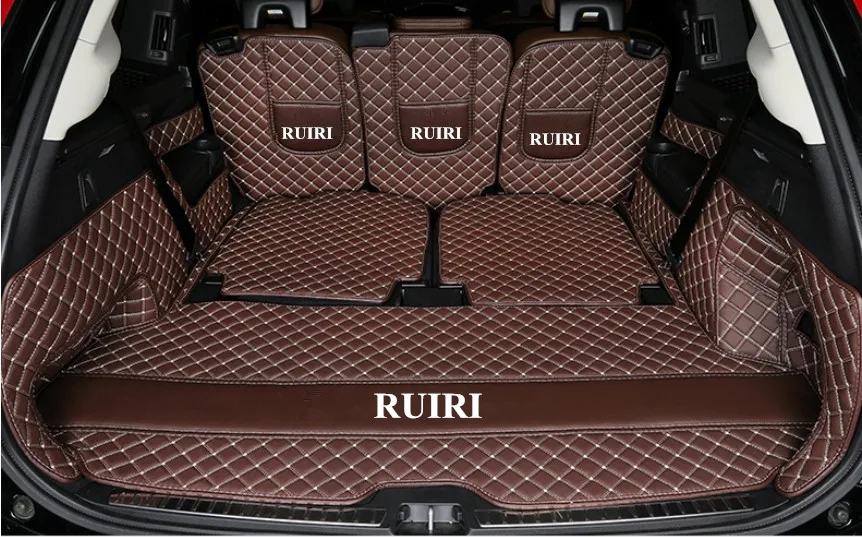 Топ качественные маты! Специальные автомобильные коврики для багажника Volvo XC90 7