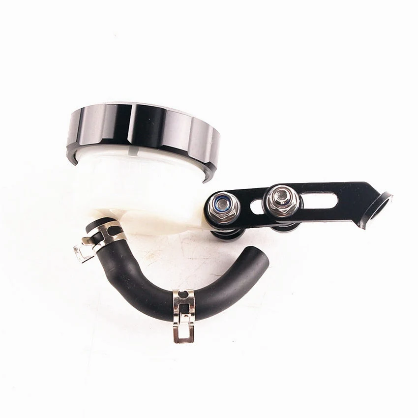 

Black Motorcycle Universal Front Brake Clutch Tank Cylinder Fluid Oil Reservoir Accessories