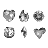 k9 mix shape crystal satin rhinestone gems point back fancy stone shiny rhinestone crystal for garment dress nail art jewelry