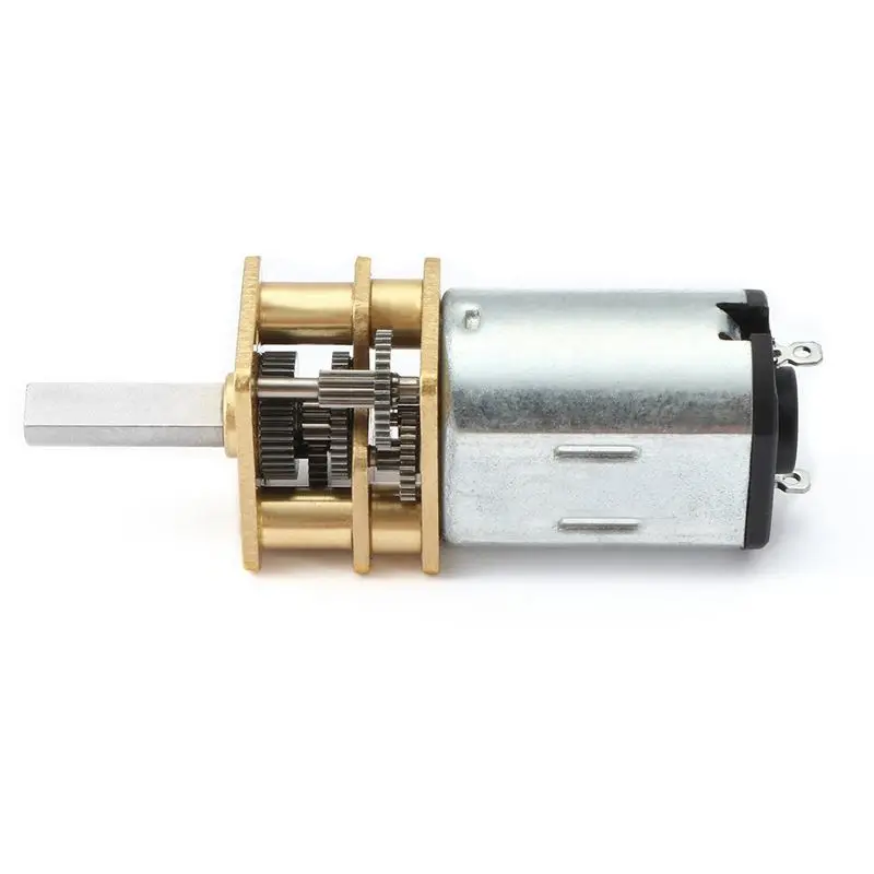 DC 12V 100RPM Micro-Speed Reduction Motor Mini Gear Box with 2 Terminals for RC Car Robot Model DIY Engine Toy | Обустройство дома
