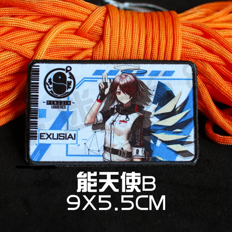 Arknight аниме игровой значок пластырь сотрудник Эксклюзивный принт липучка роллей