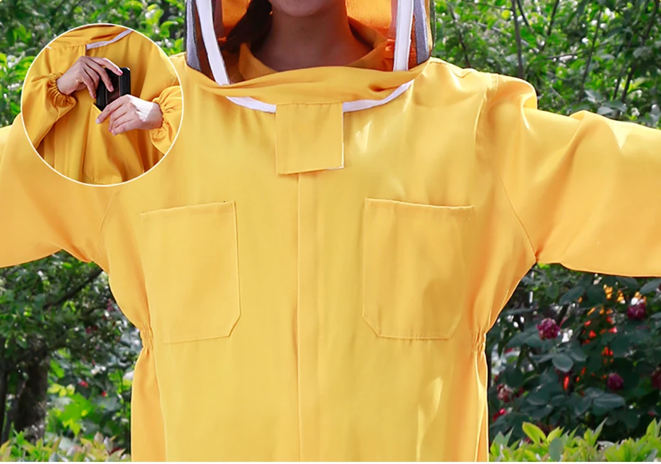 Apculture анти пчелы Пчеловодство одежда костюм Apiculture протектор пчеловодство оборудование одежда куртка шляпа костюм продукт пчелы инструменты