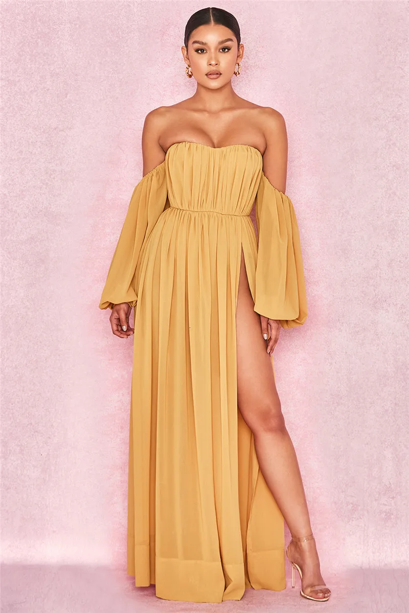Tobinoone, винтажное летнее платье, с оборками, с разрезом, с поясом, сексуальное длинное платье, богемное женское платье для отдыха на пляже, платье с открытыми плечами, vestidos