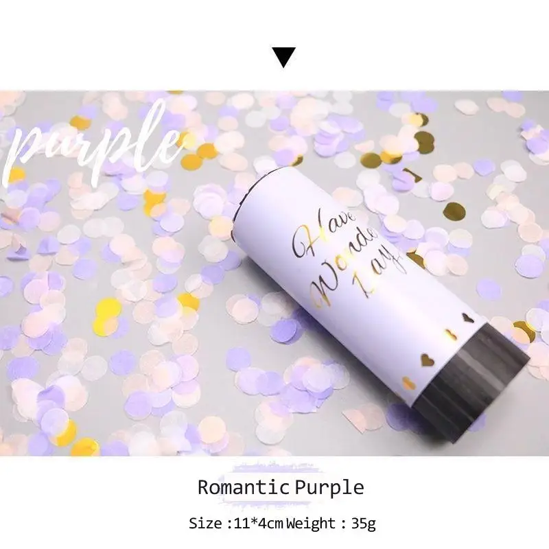 Ca&ntilde;ones de confeti de mano, suministros para fiesta de graduaci&oacute;n y boda, Streamers de boda con aire comprimido, 10 piezas-5