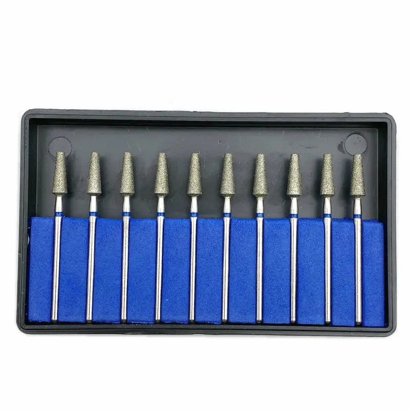 Роторная полировальная машина для зубных ногтей 10 шт./компл. с гальваническим