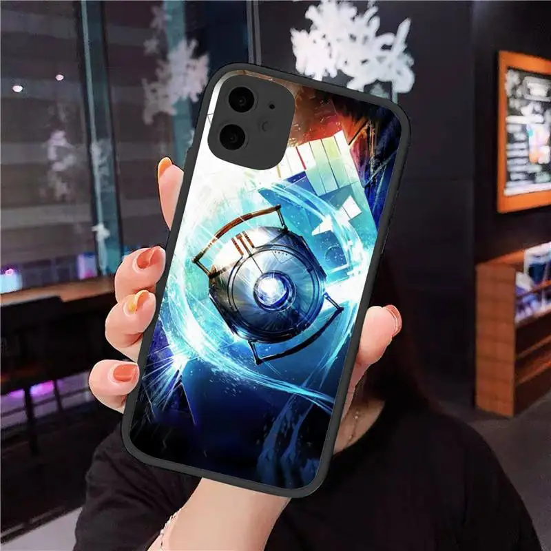 

Art fashion new Portal 2 Phone Cases Matte Transparent for iPhone 7 8 11 12 s mini pro X XS XR MAX Plus cover funda shell capa
