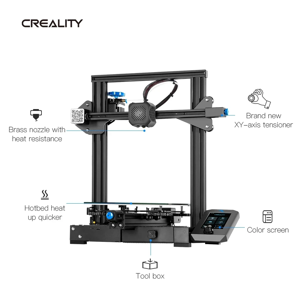 Creality 3D оригинальная Бриллиантовая Бесшумная материнская плата TMC2208 Шаговые