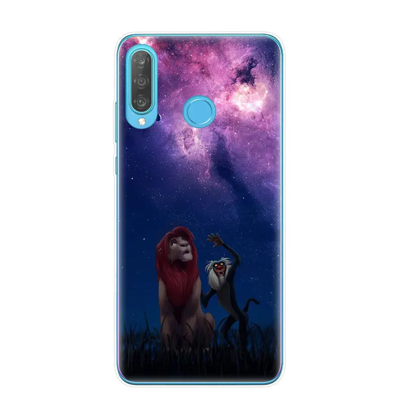 T3581 Cartoon Lion King nala simba timon Phone Cases for Huawei P30 P20 Mate 20 Lite Pro P8 P9 P10 Lite Cover Coque Etui fundas - Цвет: T3581