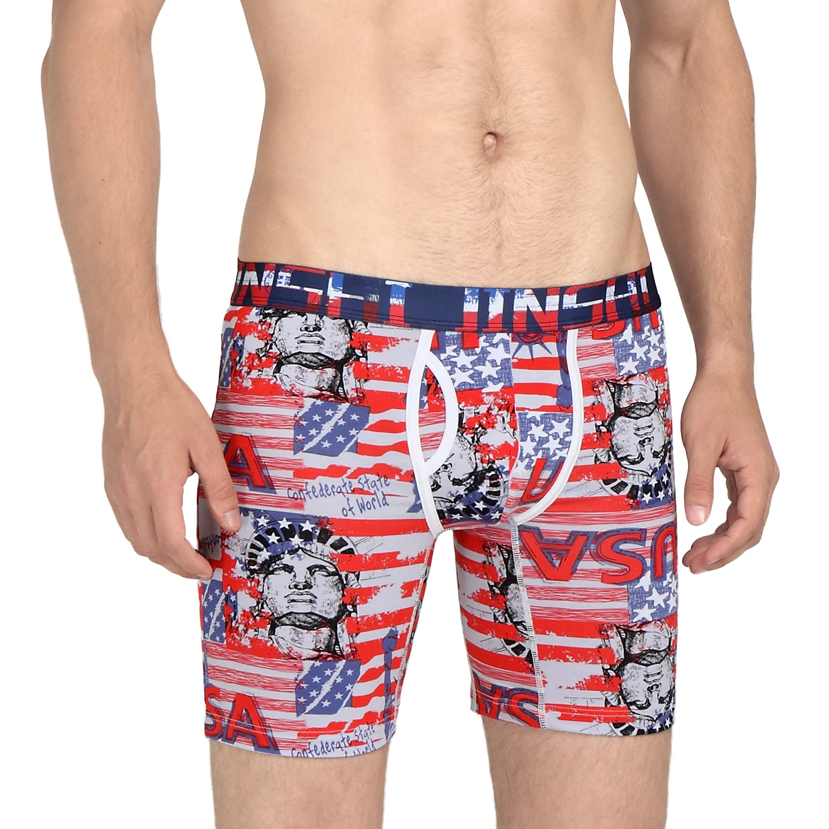 Male Panties Shorts Perfect-Fit Comfortable Simple Bamboo Breathable No Ride Up Homme Boxershorts Width Flex Waistband