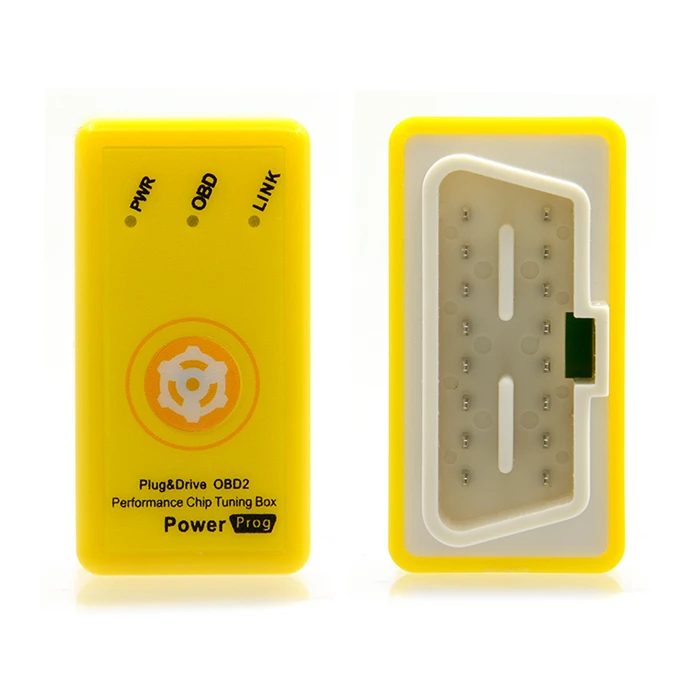 Новейшая версия Желтый интерфейс Nitro OBD2 Power Prog Benzine с кнопкой сброса такой же