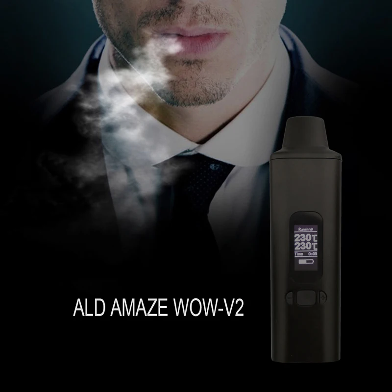 Оригинальный вапорайзер для сухих трав ALD AMAZE 2 шт./лот 1800 мАч керамическая камера