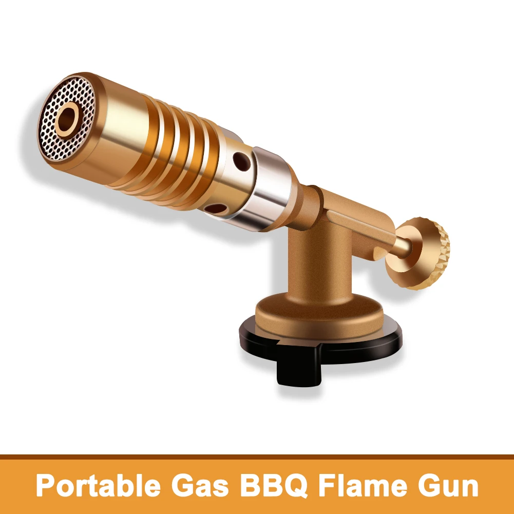 

Portable Gas Torch Flame Gun Blowtorch Copper Flame Butane gas-Burner Lighter Heating Welding for Outdoor Camping BBQ Spray Gun