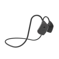 bone conduction headphones bluetooth compatible waterproof comfortable wear open ear hook light weight not in ear