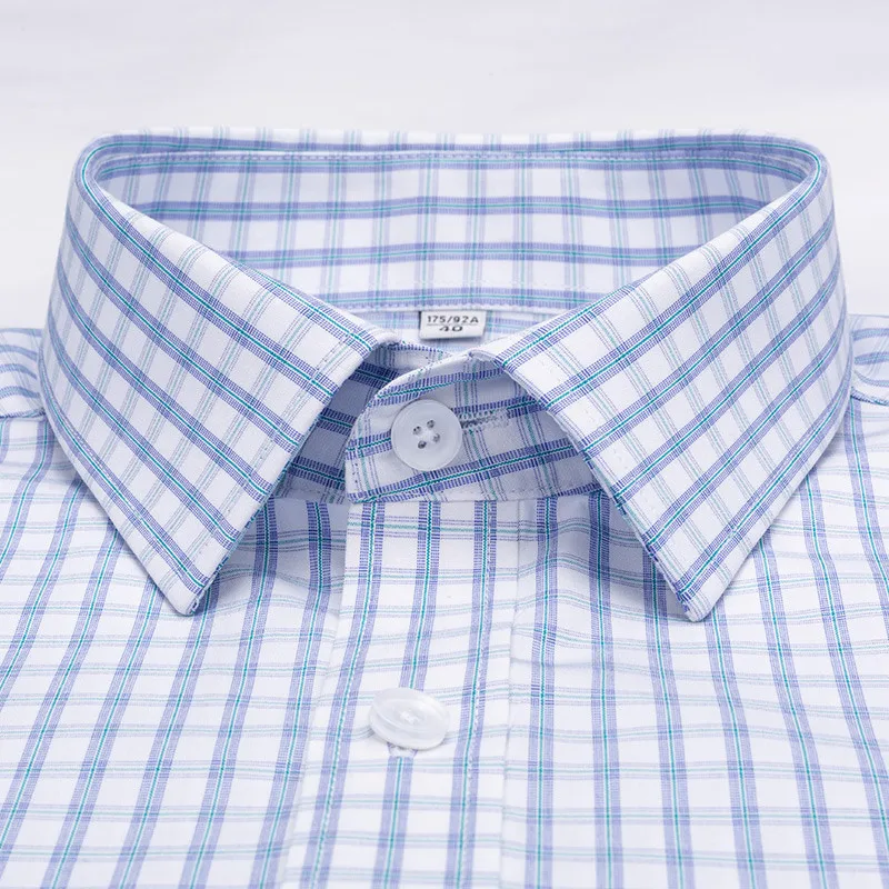 Мужская рубашка из 100% хлопка в полоску не требует глажки Высококачественная