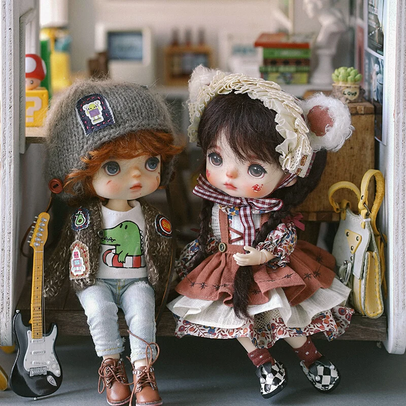 

Monster savage baby joint voxel SD doll genuine ball BJD rubber girl Princess present DIY in stock gift