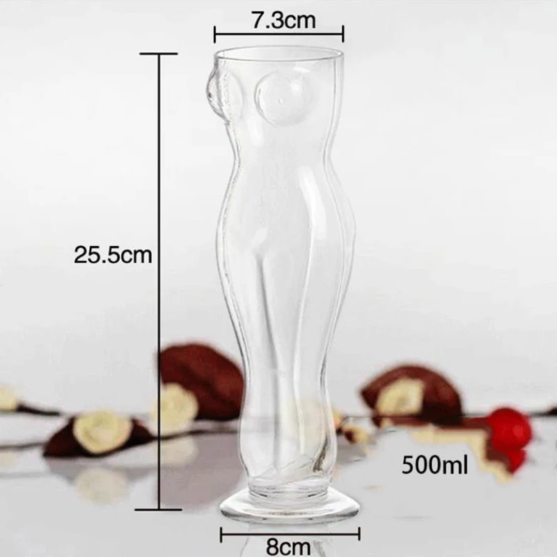 Креативные пивные бокалы с человеческим телом забавные для красоты виски водки