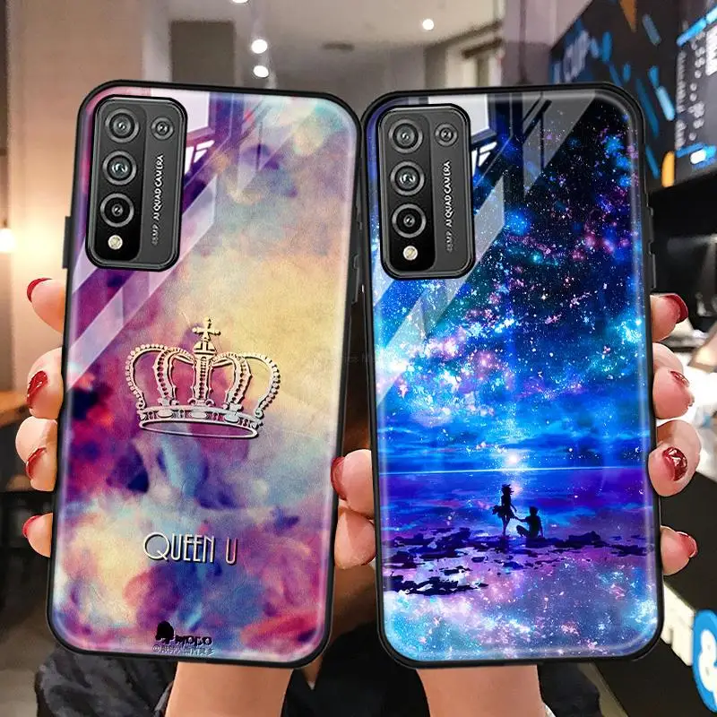 

Case For Huawei Honor 10X Lite Case Honor 10 Lite Tempered Glass Funda Honor 10i 10 8X 8A 9 20 30 50 Pro 9A 30s Hard Cover