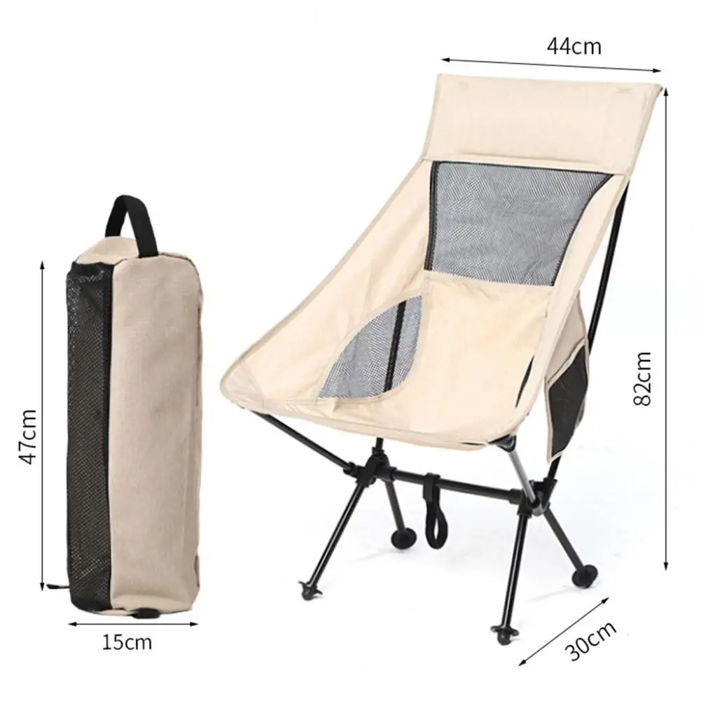 

Lightweight Outdoor Chair Comfortable Dual-Purpose And High-Density Folding Camping Beach Chair with Backrest for Outdoor Activi