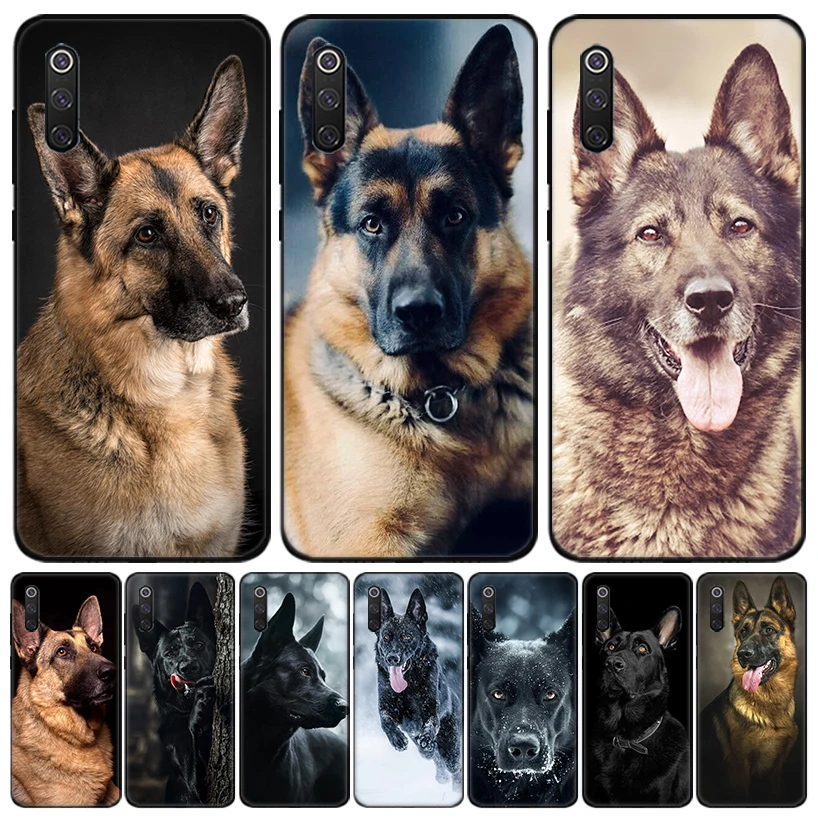 

German Shepherd Dog Phone Case Funda For Xiaomi Redmi Note 10 Pro 10S 9 9S 8 8T 8 Pro 9A 9C 8A 7 7A 6 6A K20 Cover Coque Capa