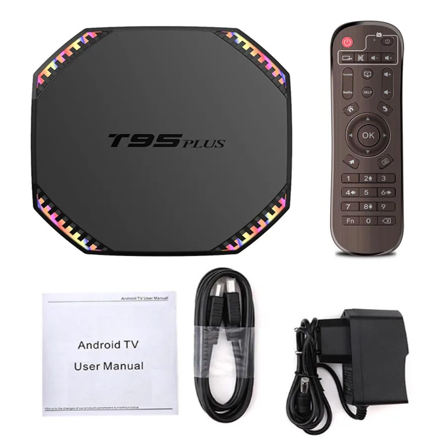 5 шт. T95 Plus android 11 RK3566 ТВ коробка 4G 32G 8G 64G 2 5G Wifi BT4.0 USB3.0 1000M 8K телеприставка PK H96MAX HK1 R2