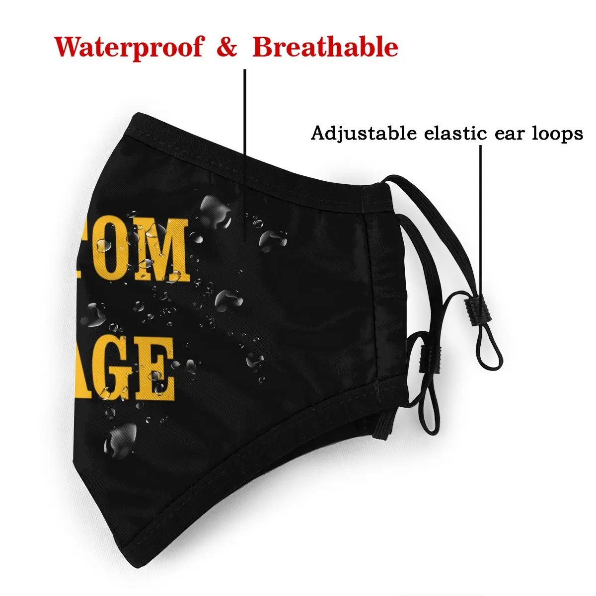 Аксессуары для одежды JUNRUN Бесплатная пользовательская маска на рот принты