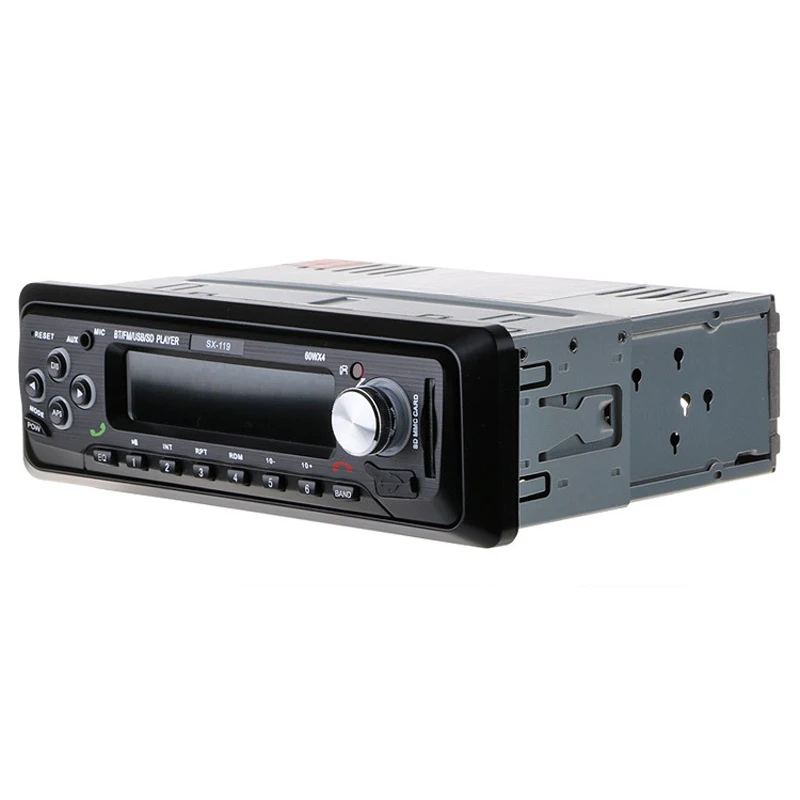 Автомобильный mp3 плеер FM радио 12 В Bluetooth совместимый музыкальный с портом USB/SD MMC