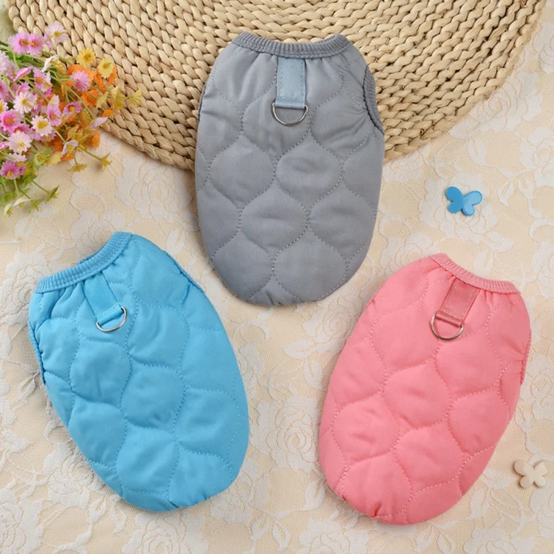 

Winter Pet Dog Vest Coat with D Ring For Dogs Cats Warm Thicken Clothing For Small Dog French Bulldog Chihuahua Ropa Perro