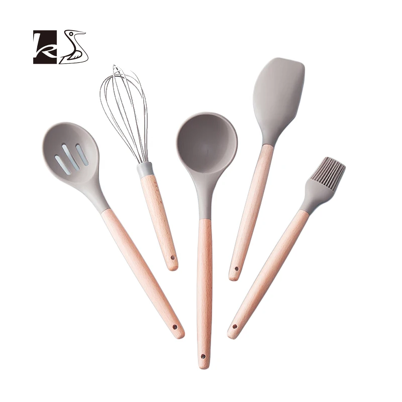 Силиконовая кухонная утварь силиконовая посуда лопатка ложка ситечко щетка для