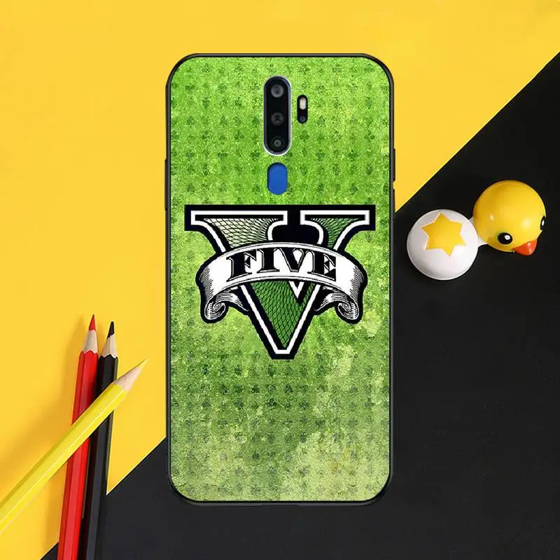 PENGHUWAN Горячая Grand Theft Auto GTA 5 DIY чехол для телефона с рисунком в виде ракушки Oppo A5 A9 2020