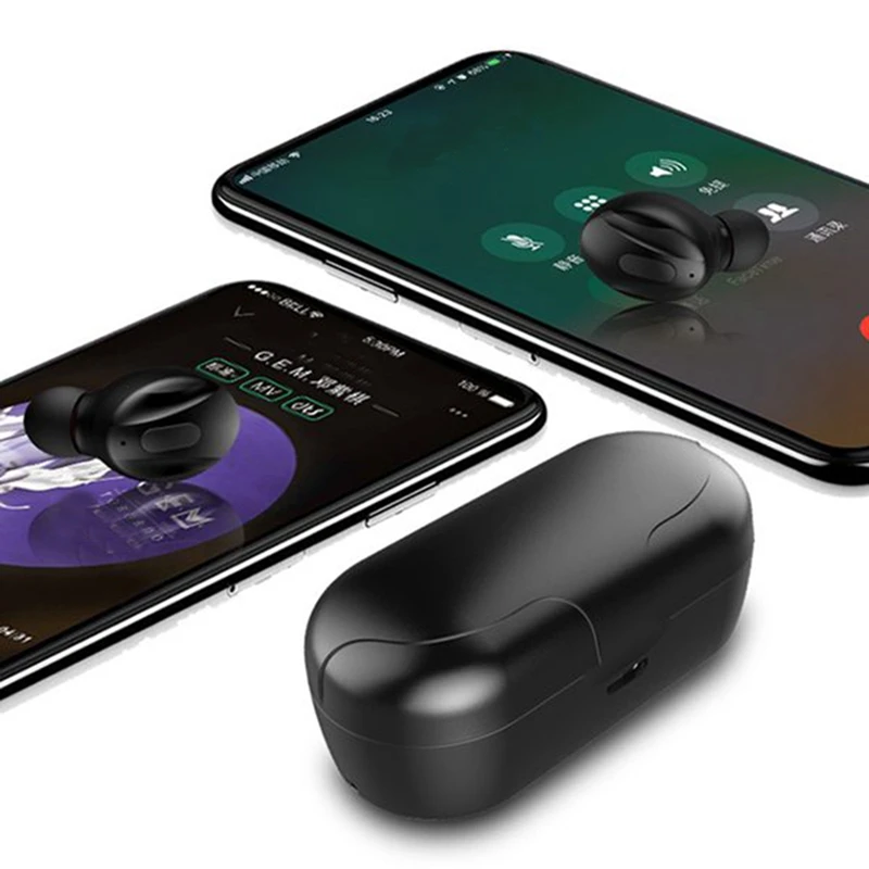 Беспроводные наушники TWS Bluetooth в ухо стерео V5.0 Наушники высокой четкости