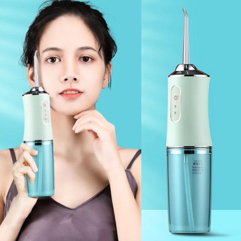 

3 Modes Portable Oral Irrigator Cordless Water Dental Flosser USB Rechargeable Water Jet Floss Tooth Pick Irrigator Scaler