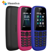 Nokia 105  2019  Refurbished-Unlocked Original Single SIM Card Dual SIM Cards phone GSM 800mAh Unlocked Cheap Celluar Phone
