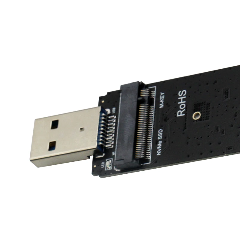 Адаптер GUDGA M2 pcie переходник Nvme в USB-A 3 0 карта преобразователя 10 Гбит/с USB3.1 Gen2 для