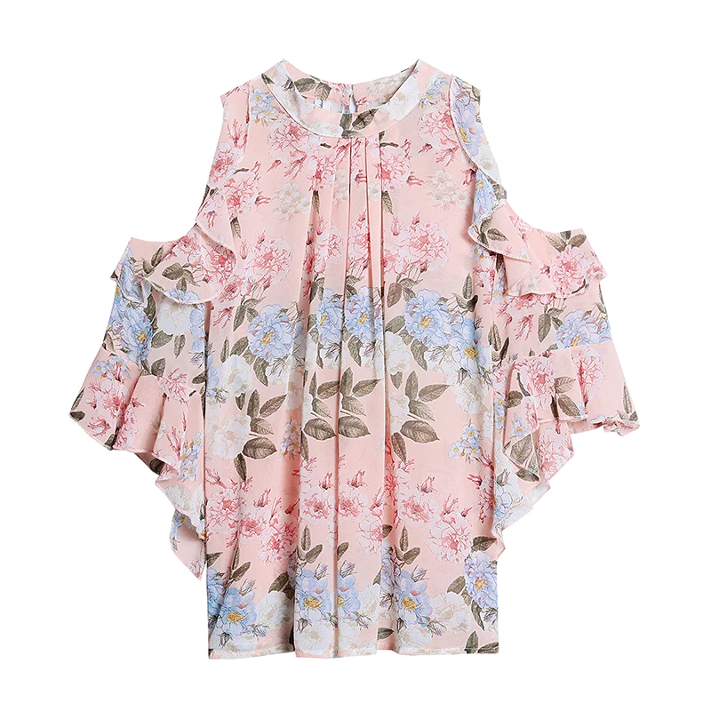 Blusas 2021 летние женские топы и блузки с О-образным вырезом Женская рубашки для