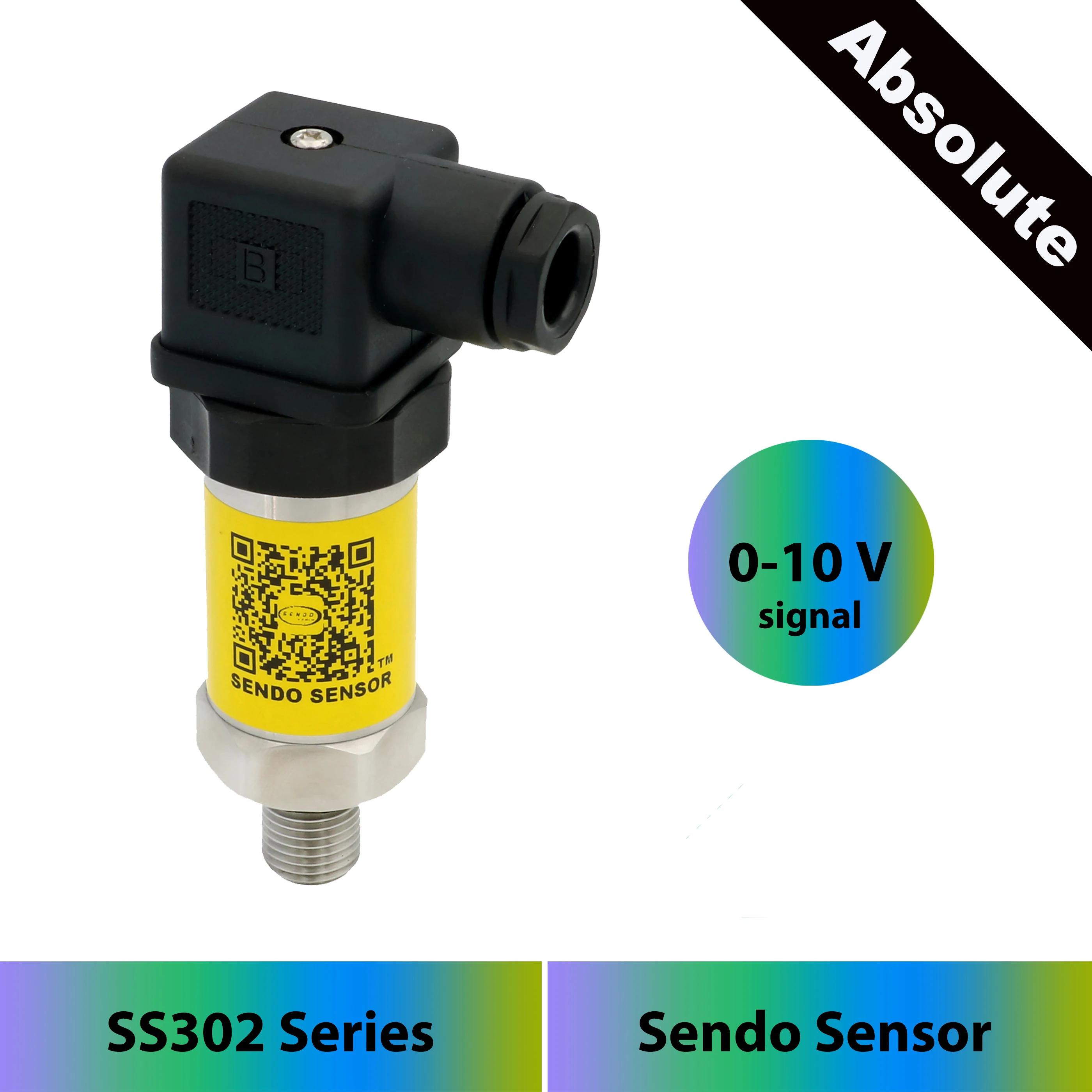 

absolute pressure sensor transmitter 0 10v, 4, 6, 10, 16, 25 bar, 400, 600 kpa, 1, 1.6, 2.5 mpa abs, 24 v power, 3 wire output