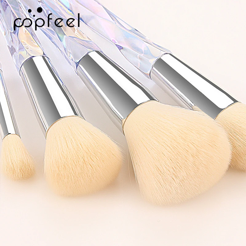 10 Pcs Makeup Brushes Tool Set Foundation Powder Cosmetic Blush Eyeshadow Beauty Make Up Brush Tools Professional Maquiagem